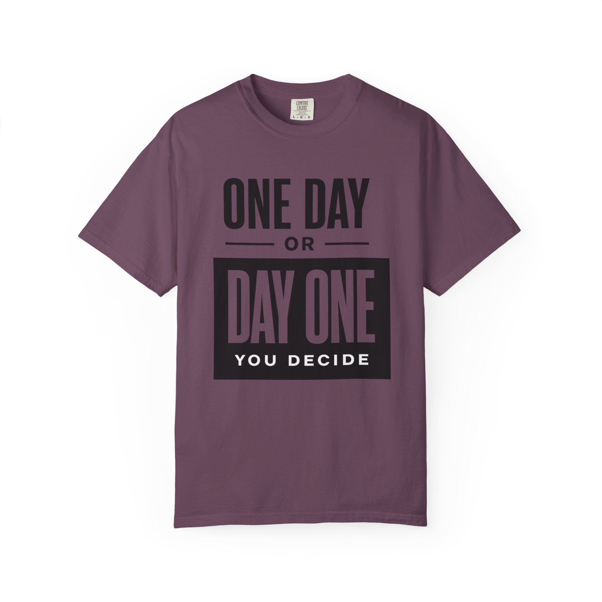 One Day or Day One Motivational T-Shirt