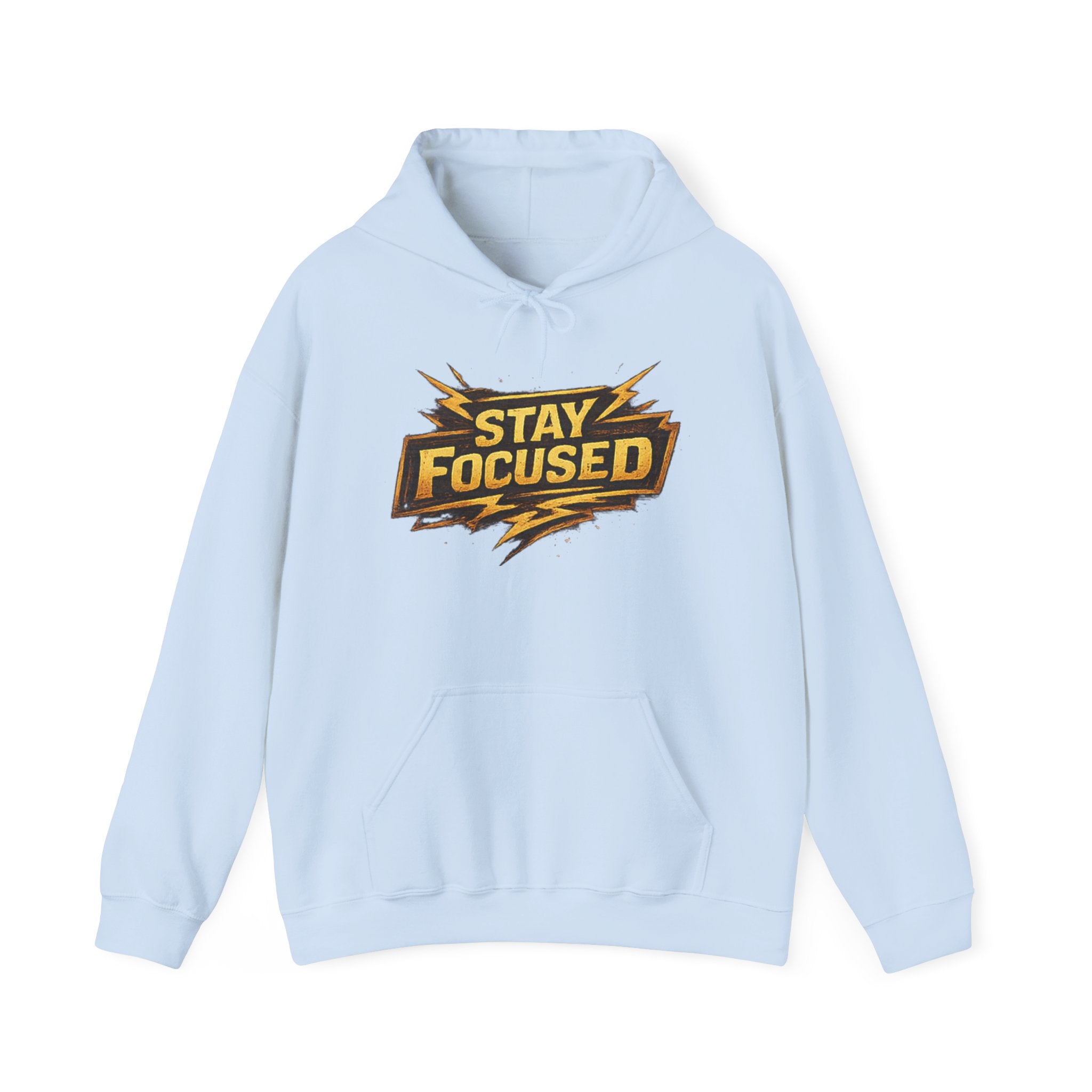 Stay Focused Hoodie — Motivational Graphic Pullover