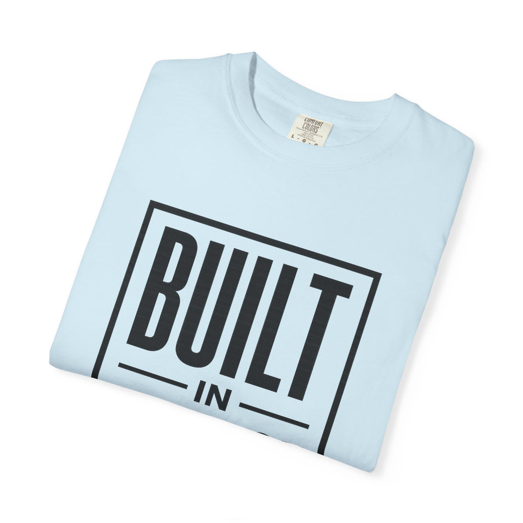 Built In Silence T-Shirt — Minimalist Bold Typography Tee