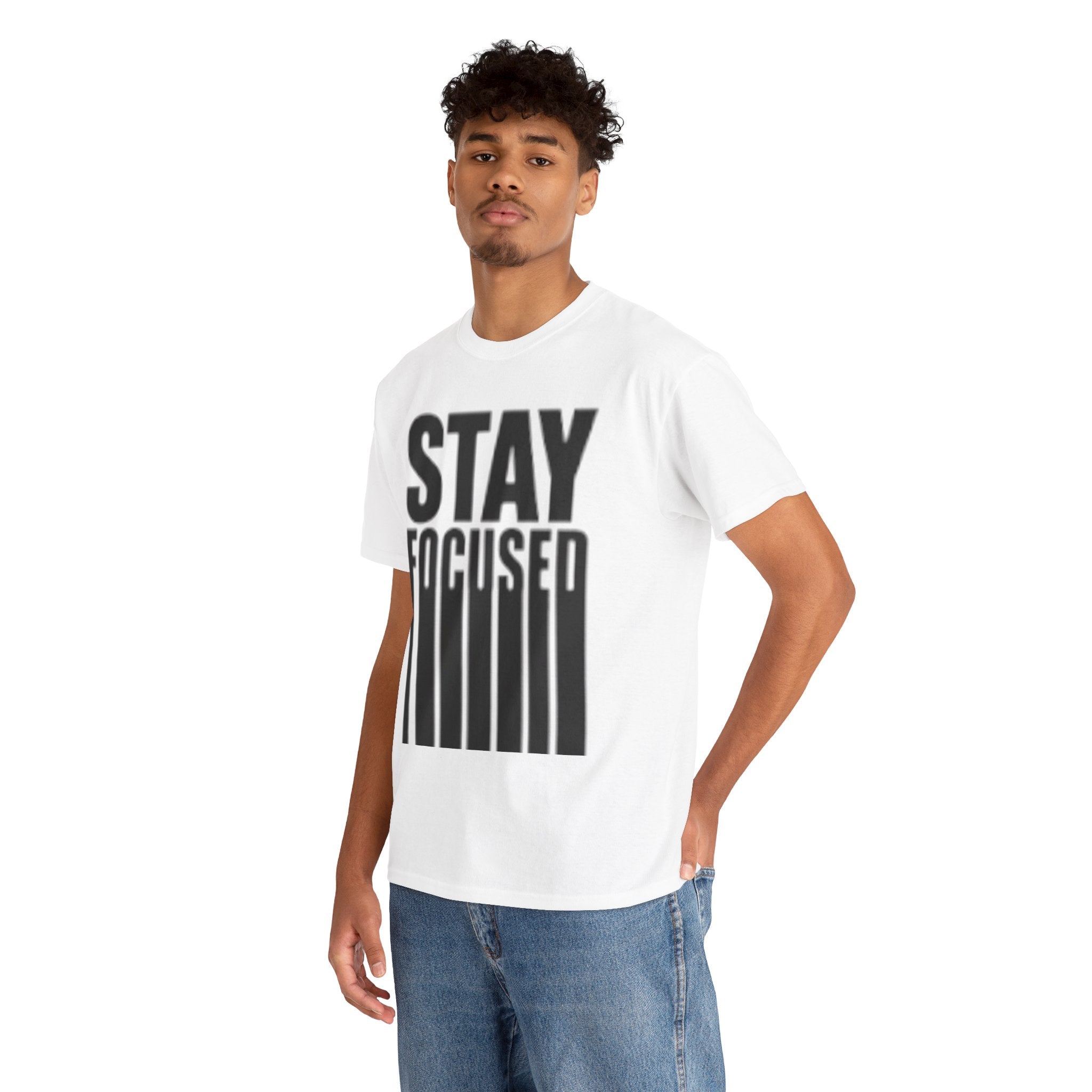 Stay Focused Tee — Motivational Graphic T‑Shirt
