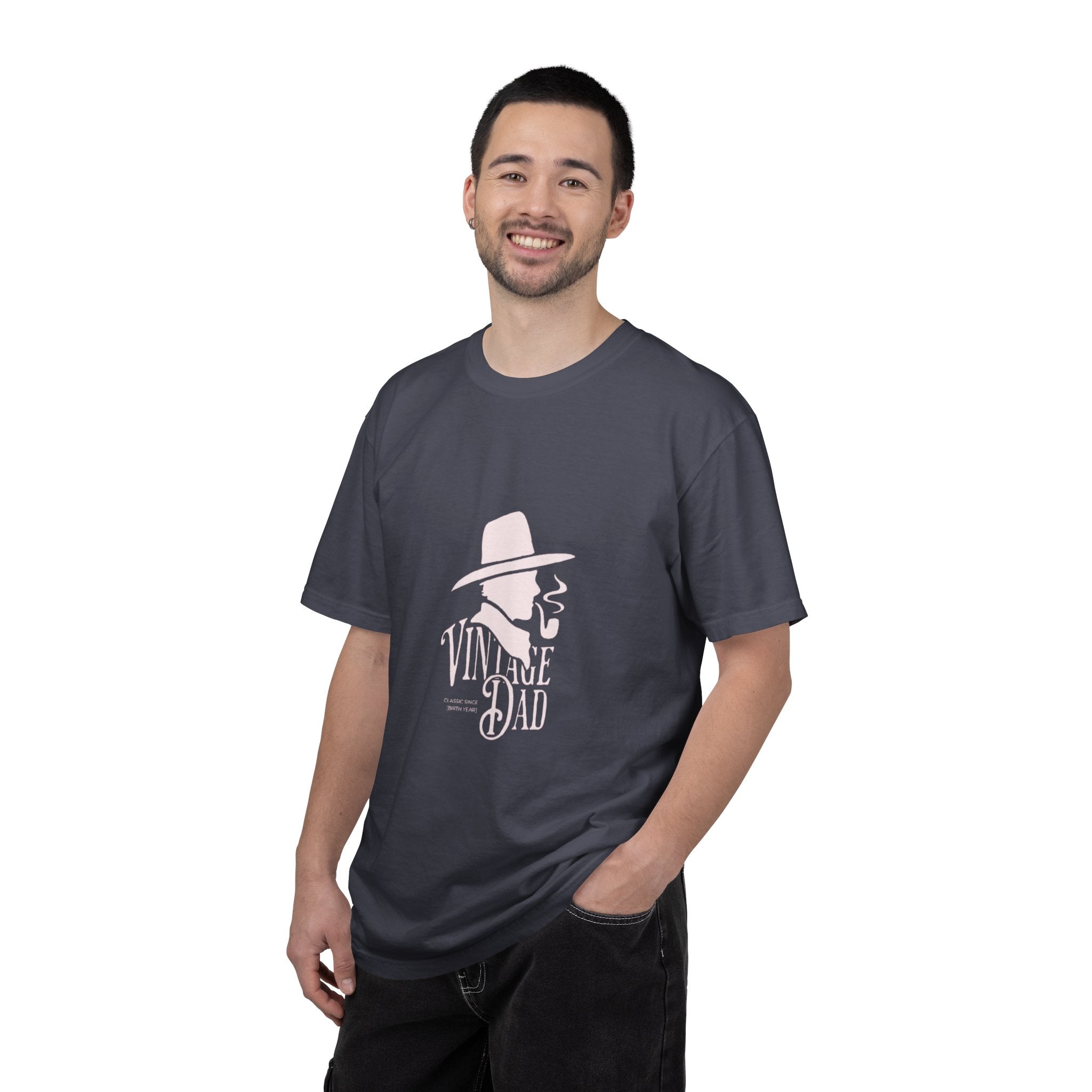 Vintage Dad graphic tee | Retro hat & pipe design