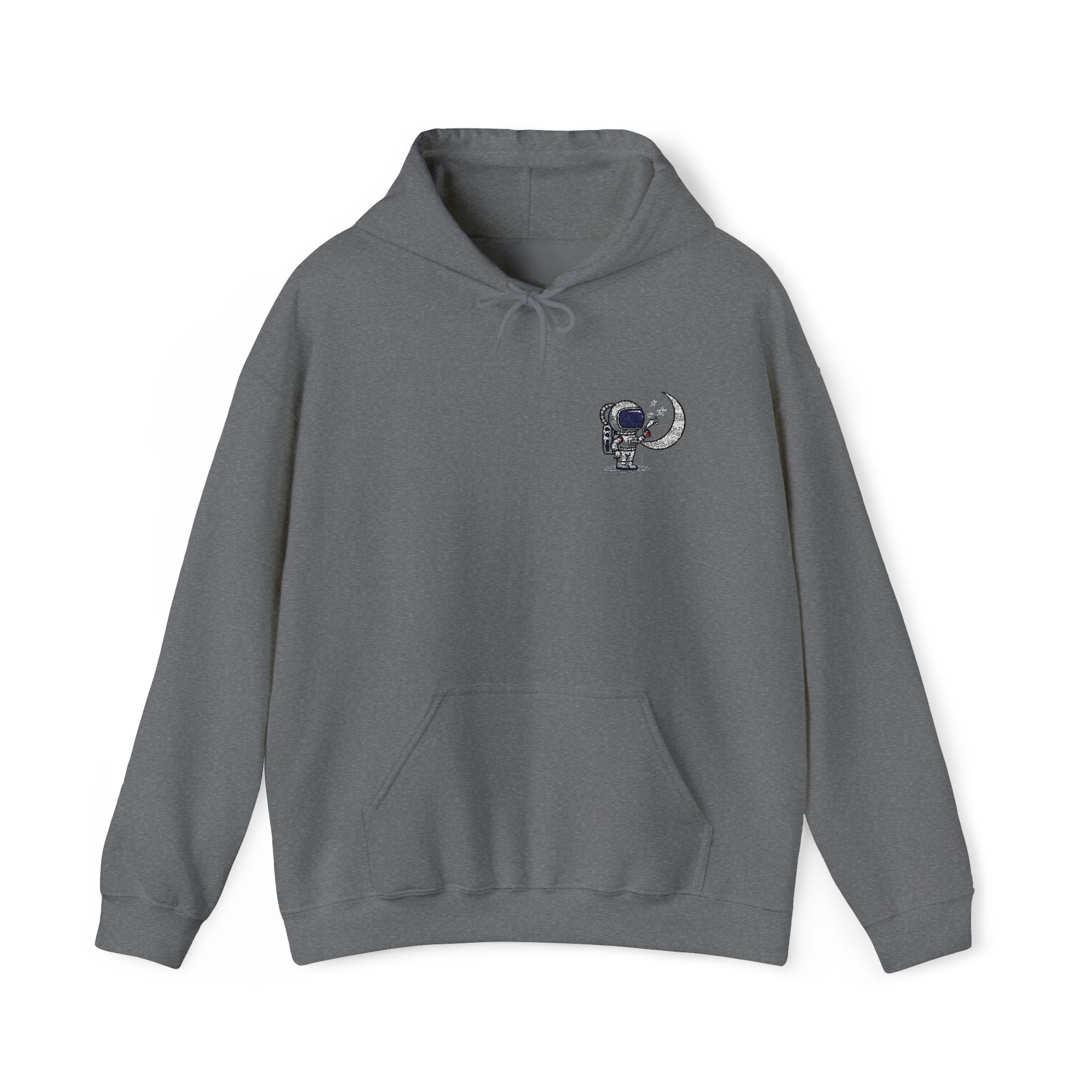 Skull Moon Hoodie — Gothic Night Sky Graphic Sweatshirt