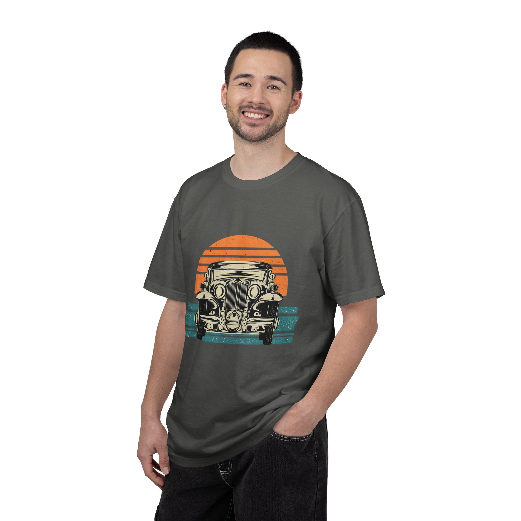 Vintage Car Sunset T-Shirt