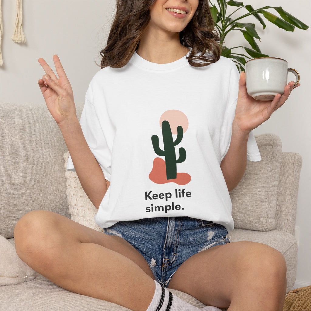 Keep Life Simple Cactus T-Shirt