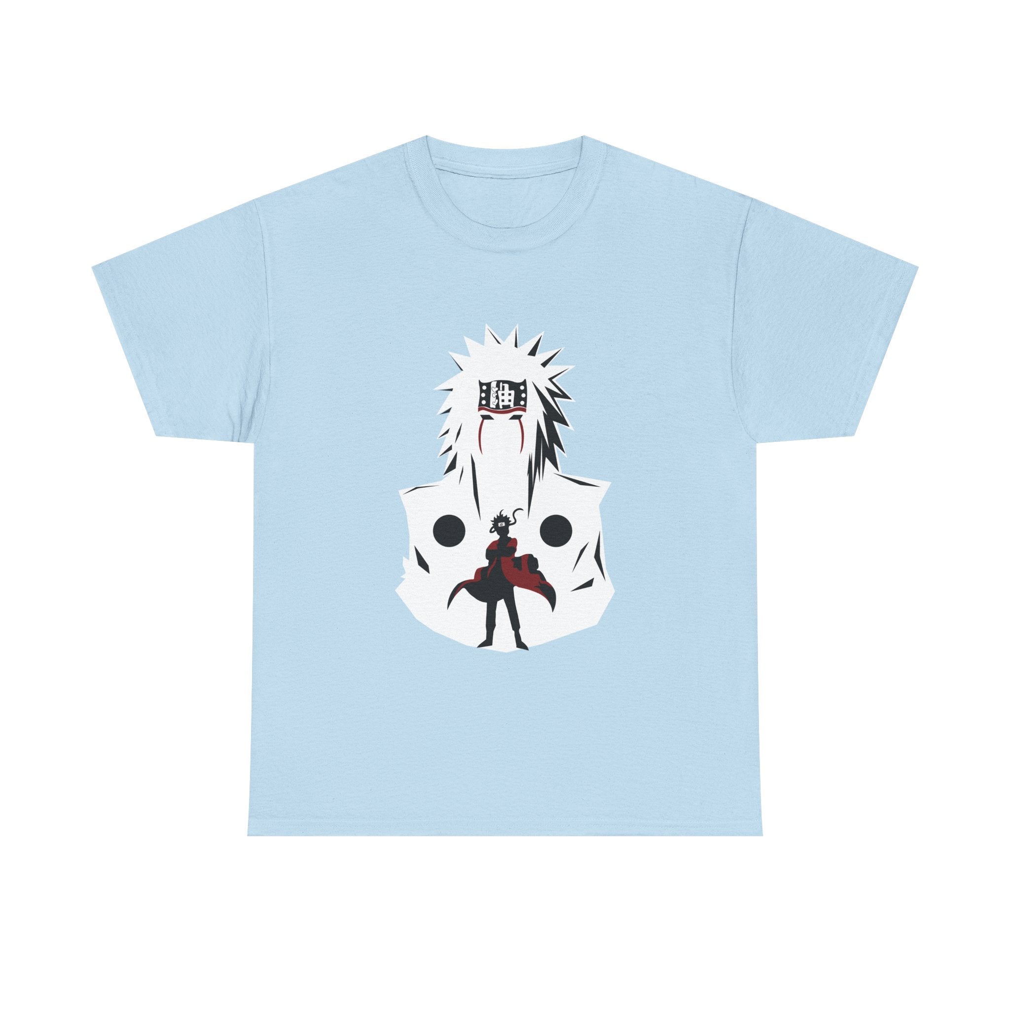Anime Shadow Warrior T-Shirt — Silhouette Battle Graphic Tee