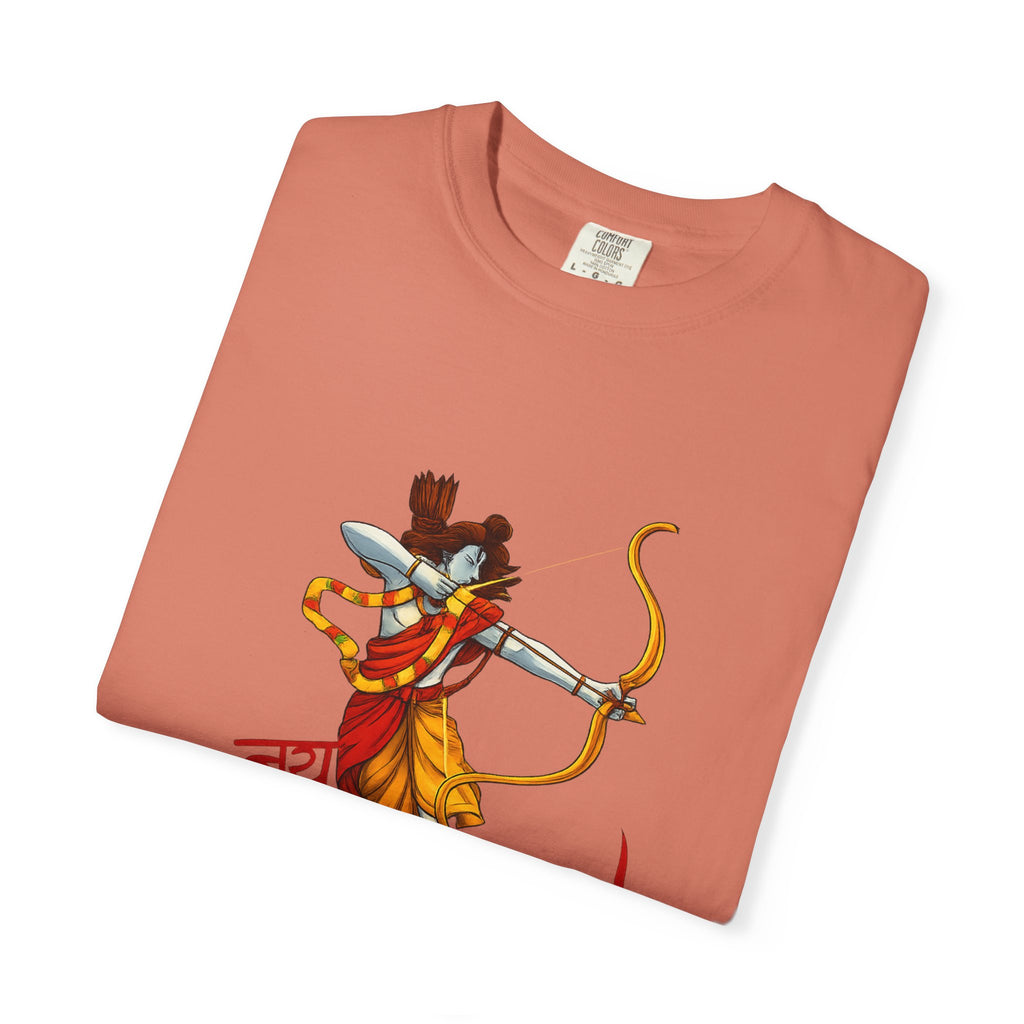 Ram Archer T-Shirt with ‘Jai Shri Ram’ Hindi Script — Hindu Festival & Devotional Tee