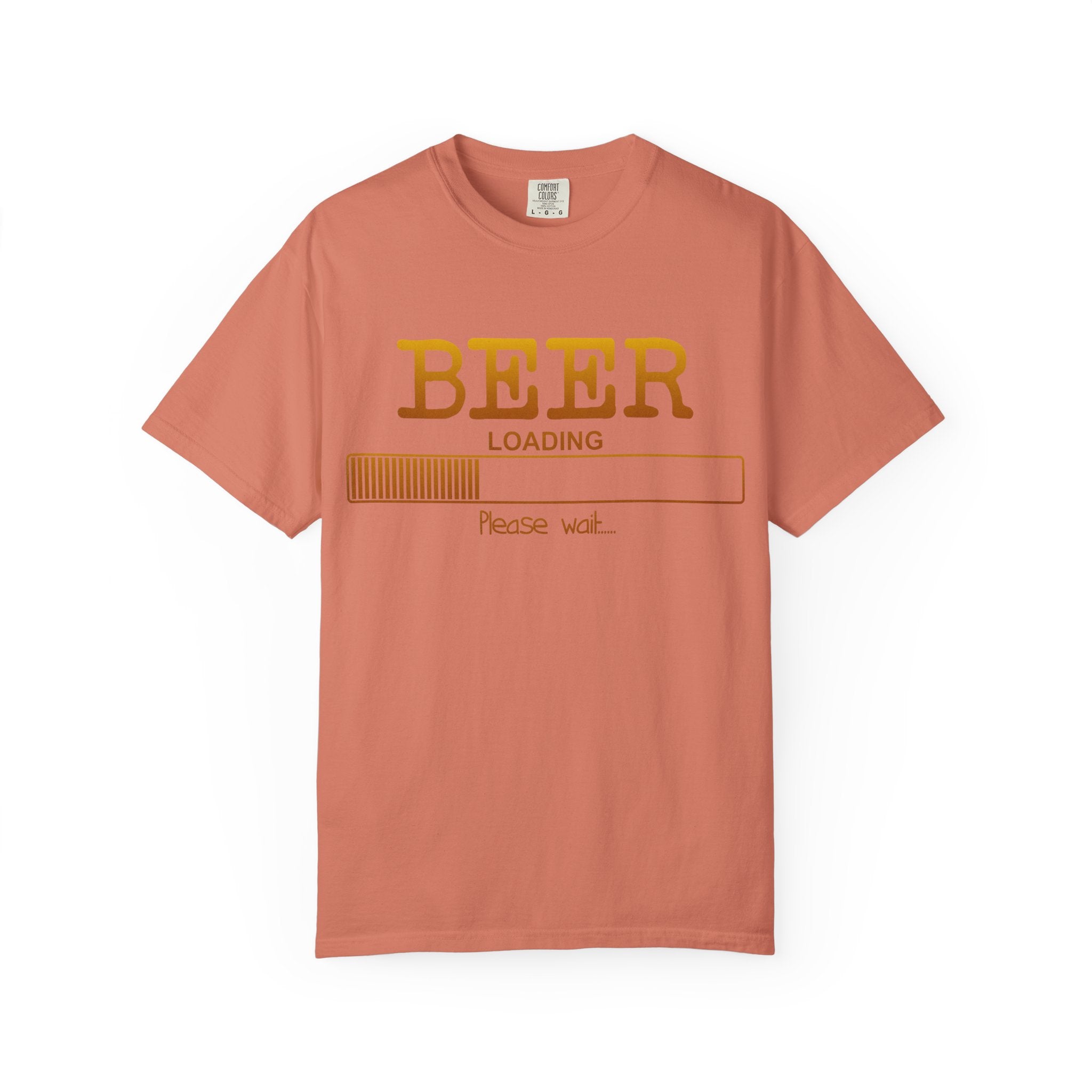 Beer Loading T‑Shirt — Funny 'Please Wait' Drinking Tee