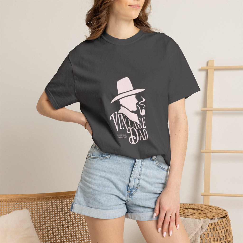 Vintage Dad graphic tee | Retro hat & pipe design