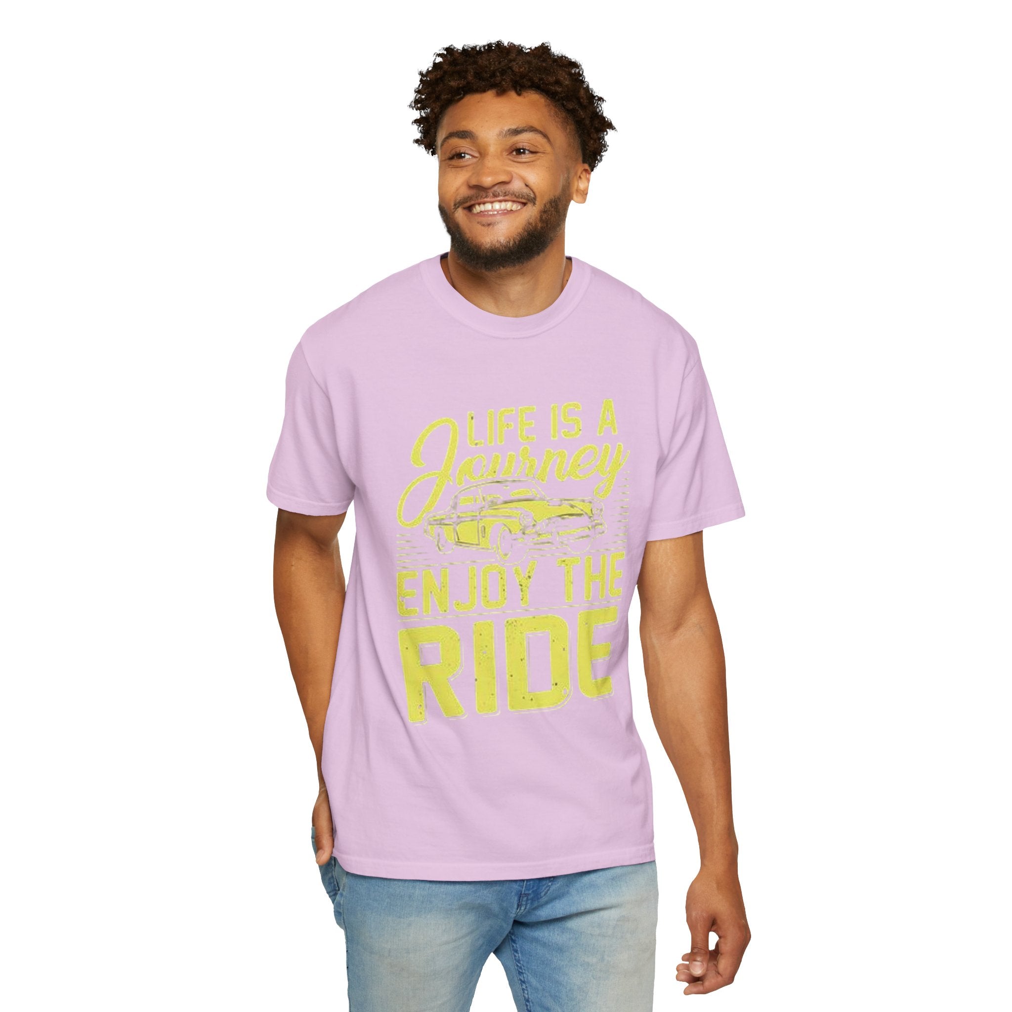 Enjoy The Ride T-Shirt — 'Life Is A Journey' Vintage Car Tee