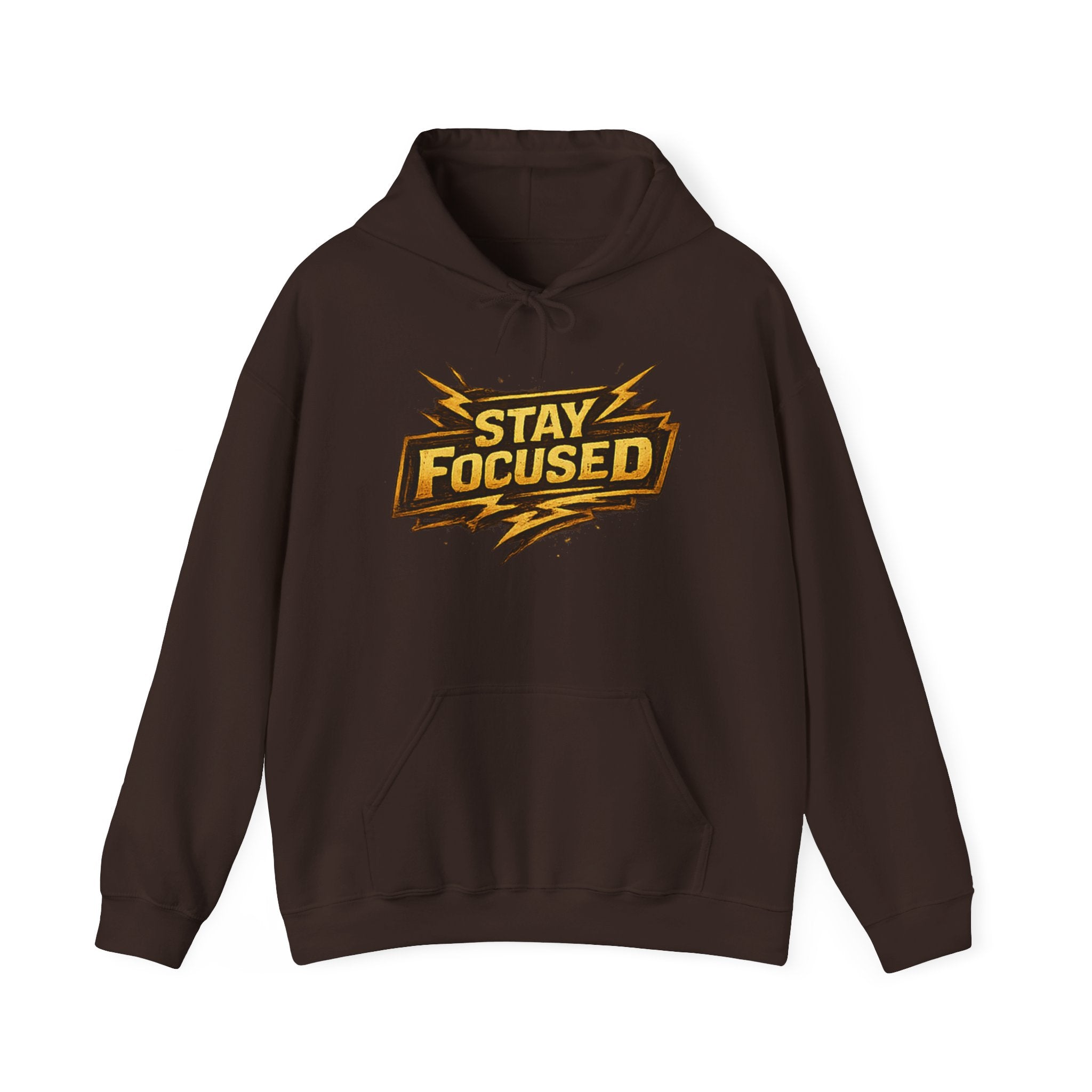 Stay Focused Hoodie — Motivational Graphic Pullover