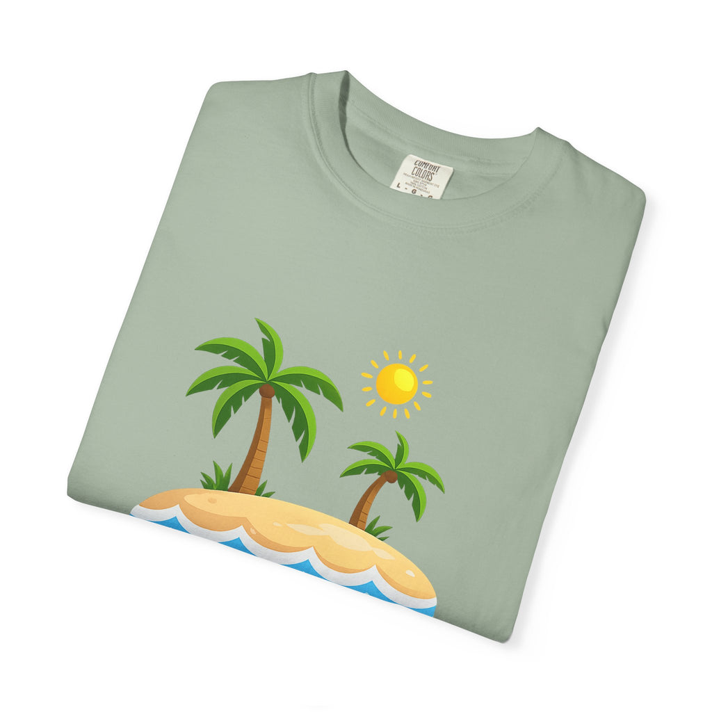 Island Paradise T-Shirt — Tropical Palm Tree Beach Graphic