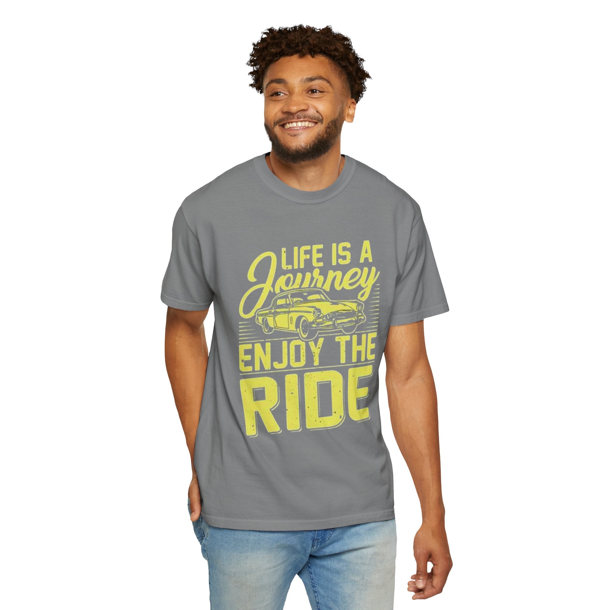 Enjoy The Ride T-Shirt — 'Life Is A Journey' Vintage Car Tee