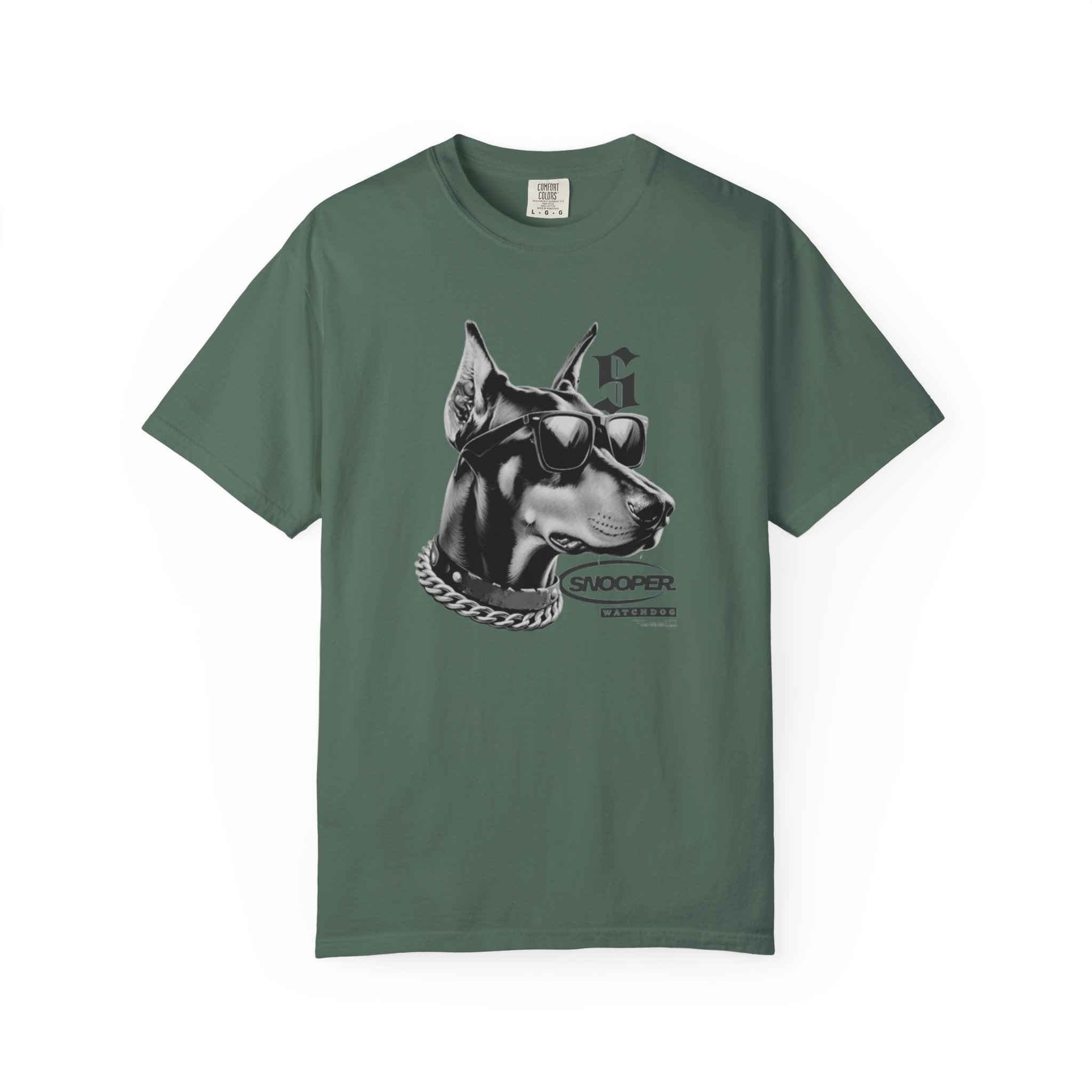 Doberman Sunglasses Graphic T-Shirt — "Snooper" Streetwear Tee