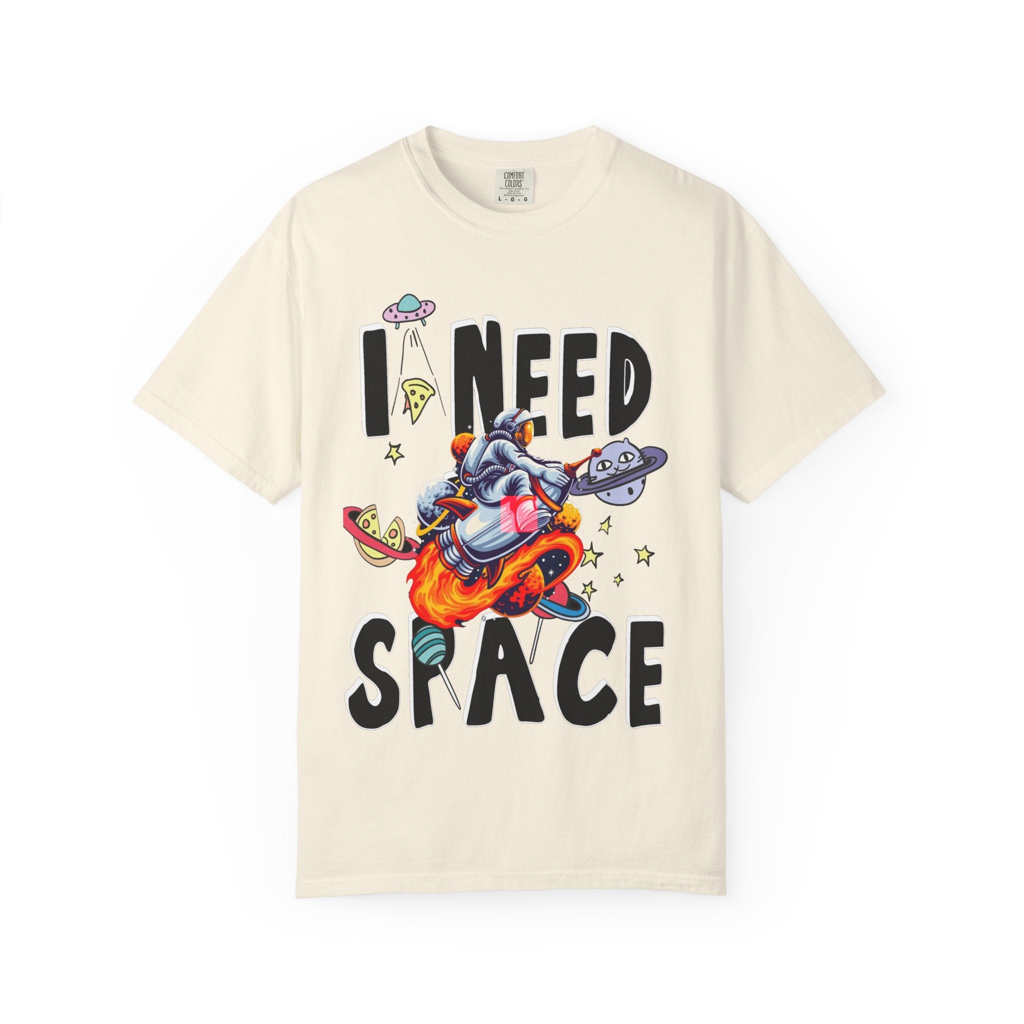 I Need Space T-Shirt — Funny Space Cartoon Astronaut Tee
