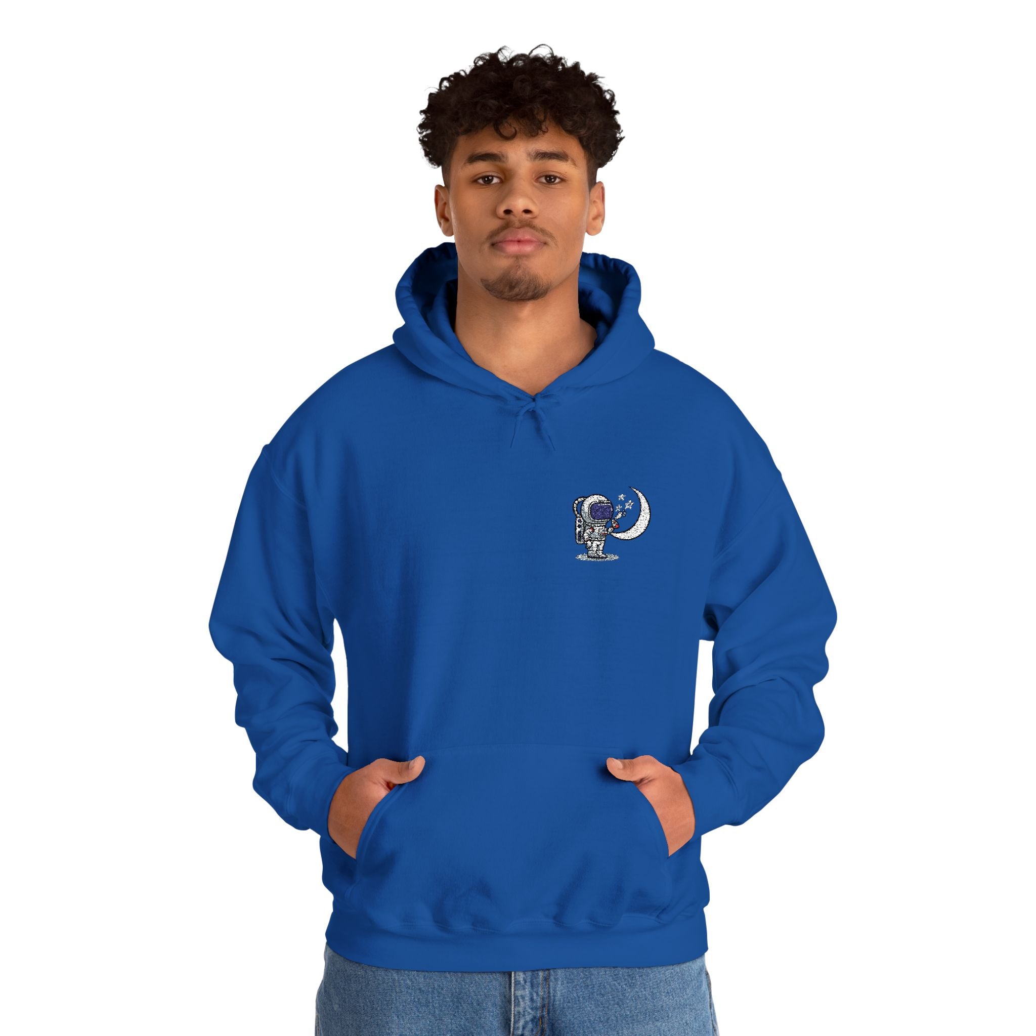 Skull Moon Hoodie — Gothic Night Sky Graphic Sweatshirt