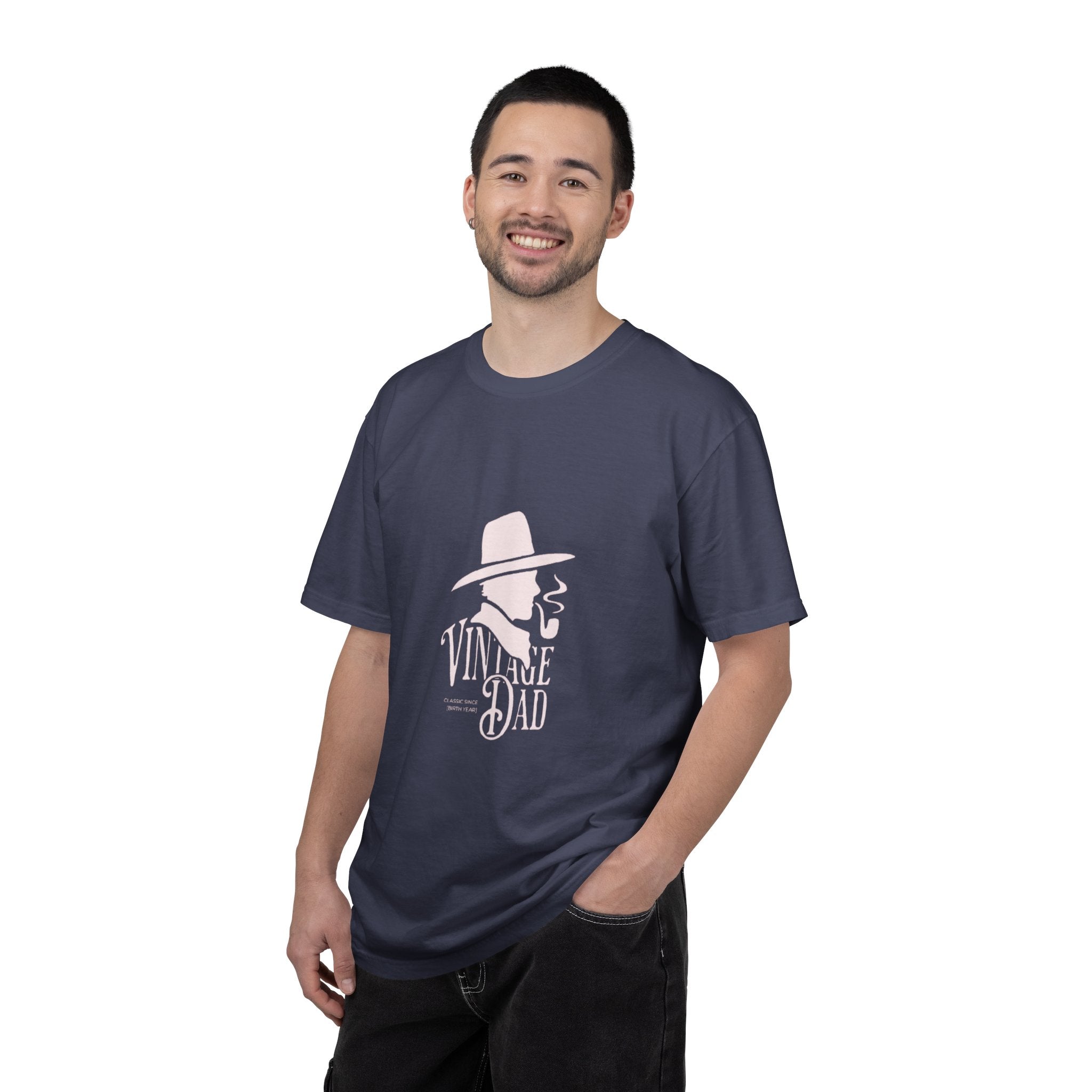 Vintage Dad graphic tee | Retro hat & pipe design