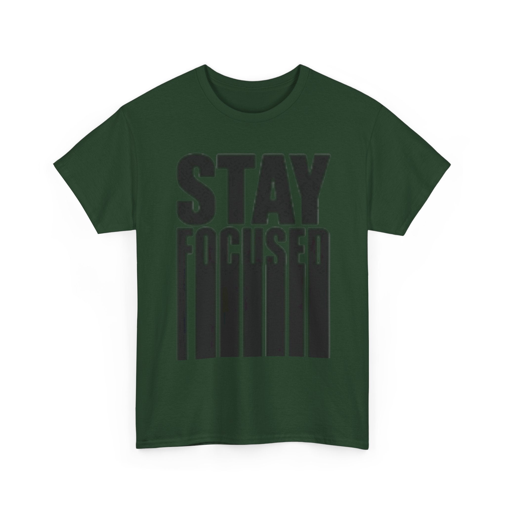 Stay Focused Tee — Motivational Graphic T‑Shirt