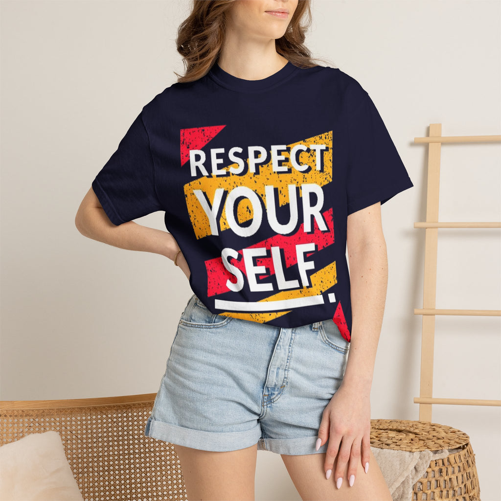 Respect Your Self T-Shirt — Empowerment Graphic Tee for Self-Care & Mental Health