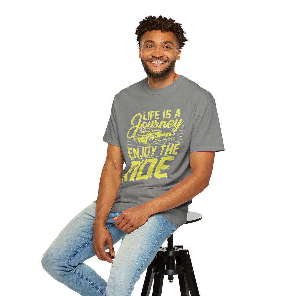 Enjoy The Ride T-Shirt — 'Life Is A Journey' Vintage Car Tee