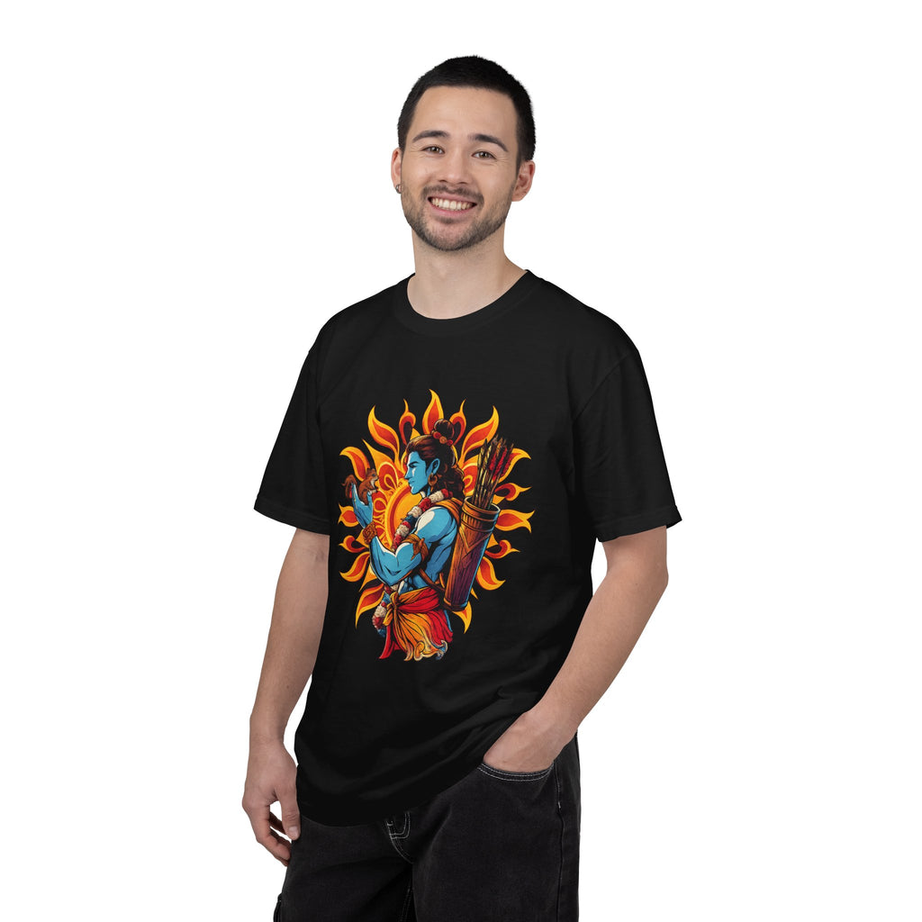 T-Shirt Ram Ji — Mythic Archer Illustration Tee (Sunburst Warrior Graphic)