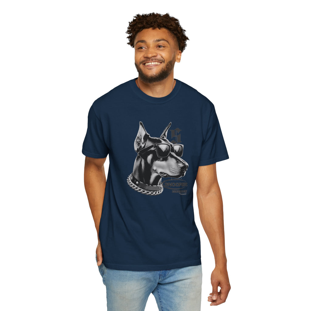 Doberman Sunglasses Graphic T-Shirt — "Snooper" Streetwear Tee