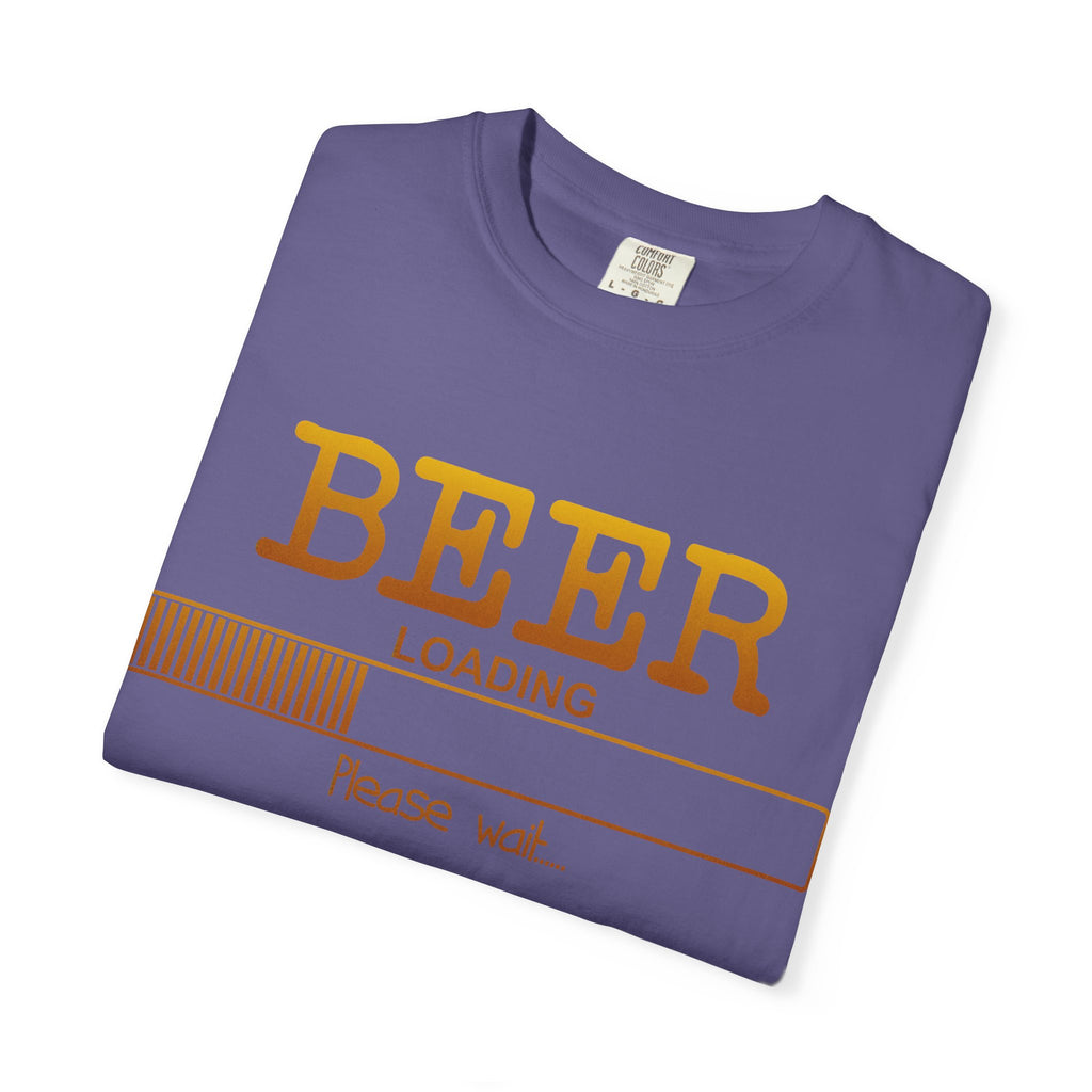 Beer Loading T‑Shirt — Funny 'Please Wait' Drinking Tee