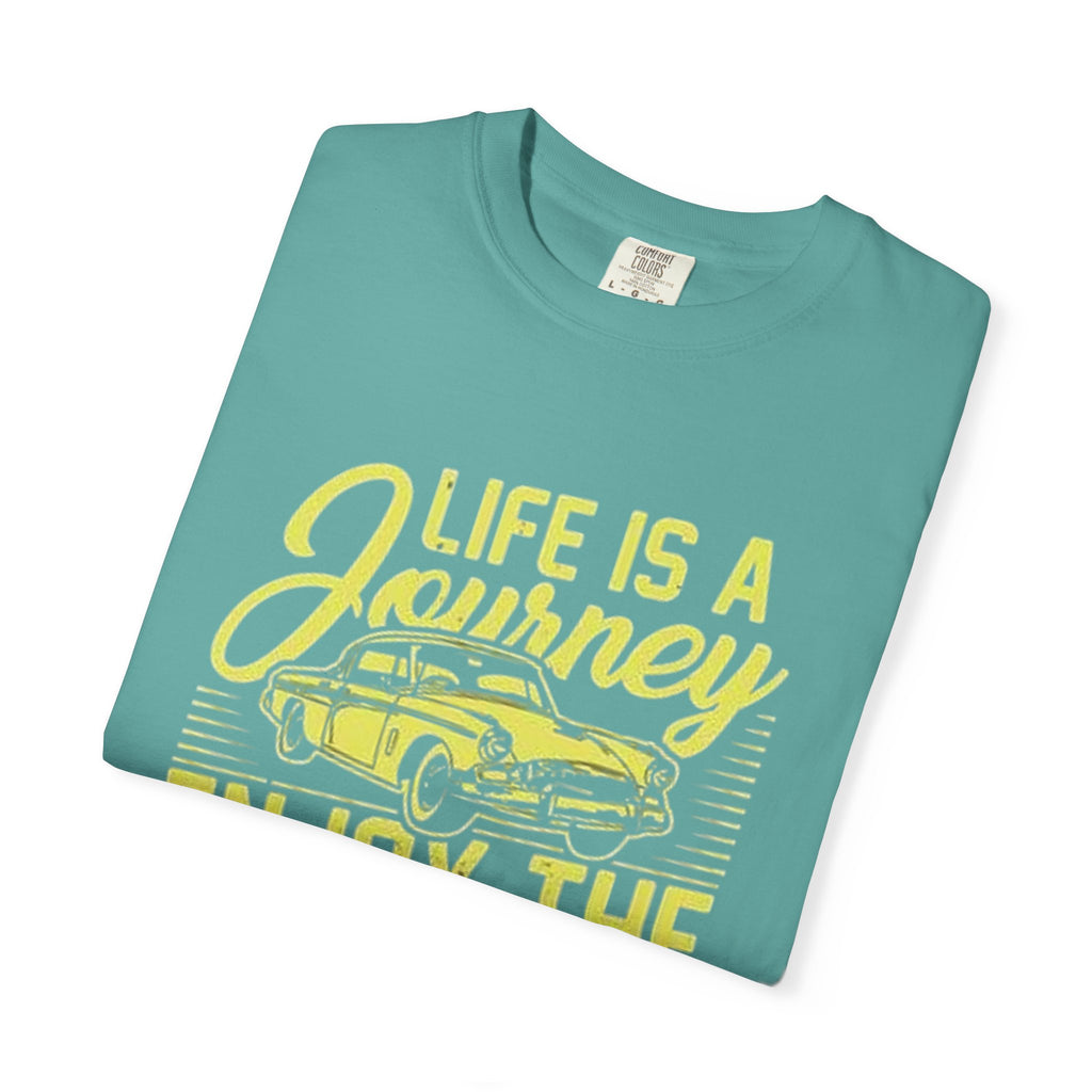 Enjoy The Ride T-Shirt — 'Life Is A Journey' Vintage Car Tee