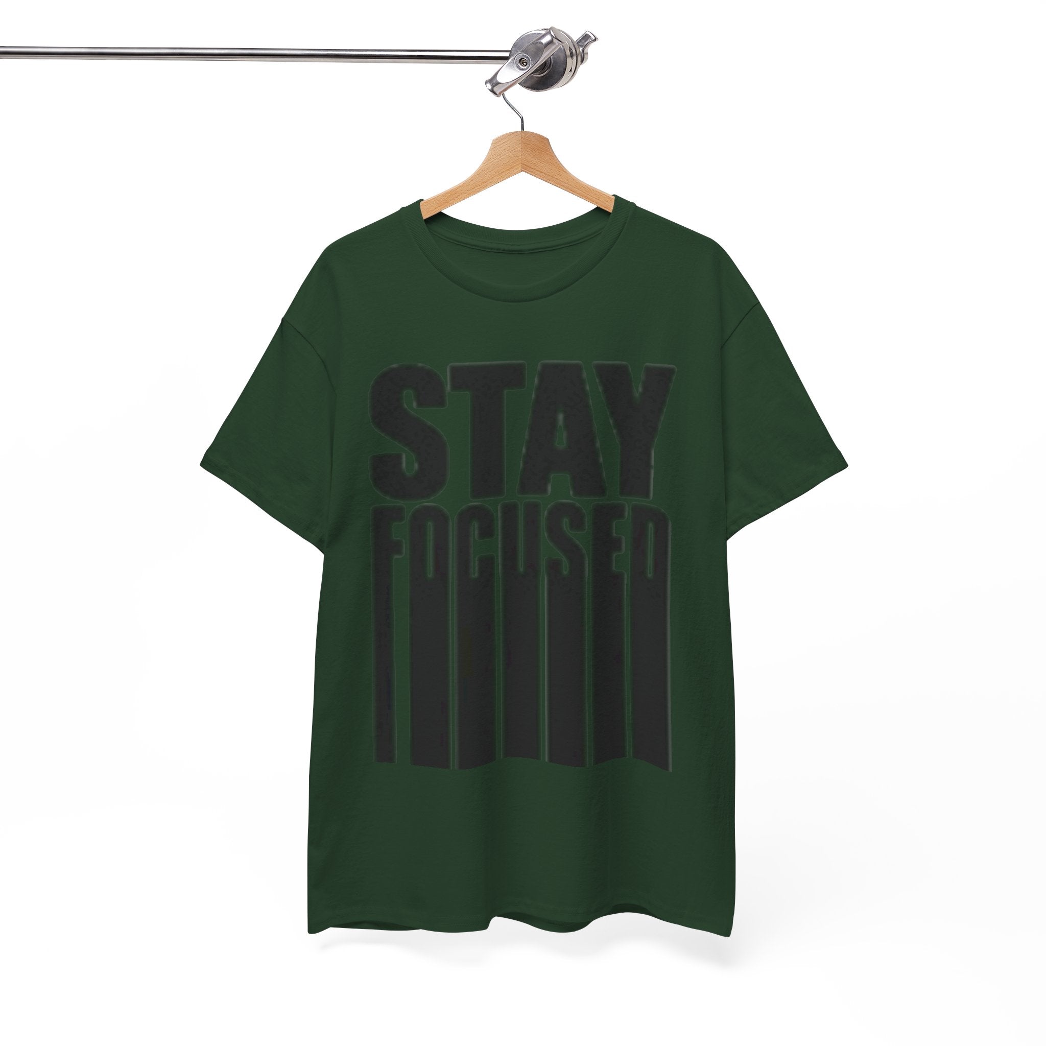 Stay Focused Tee — Motivational Graphic T‑Shirt