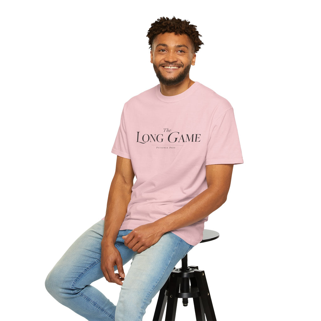 The Long Game T-Shirt — Minimalist Script Tee