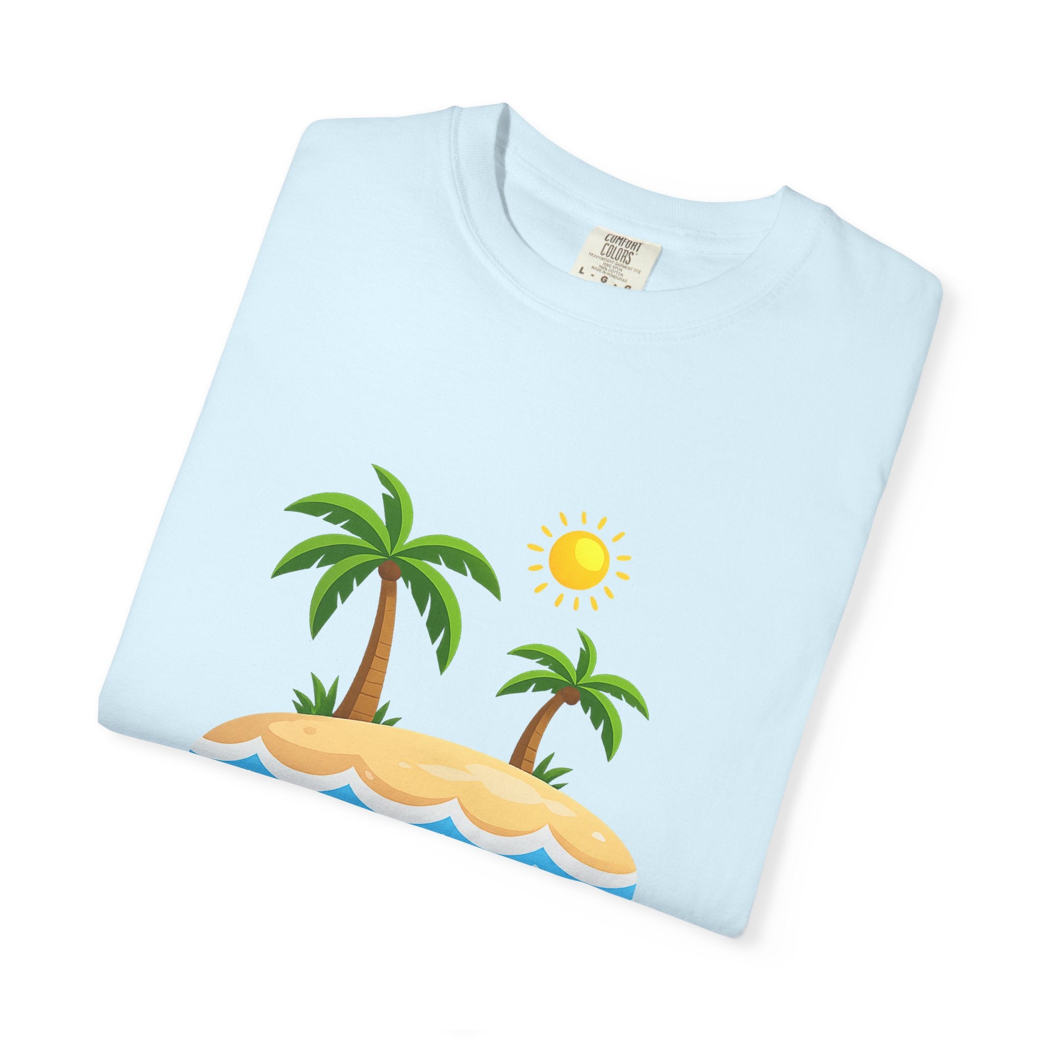 Island Paradise T-Shirt — Tropical Palm Tree Beach Graphic