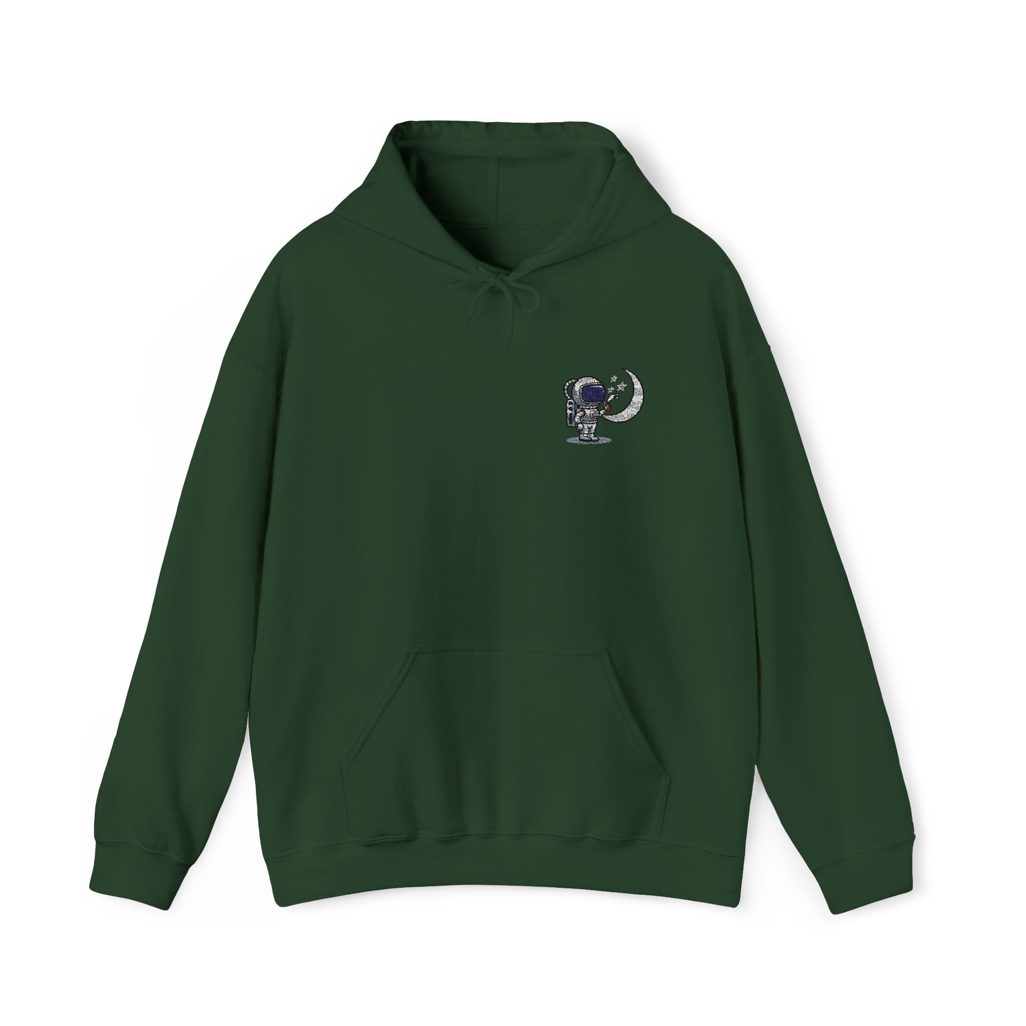 Skull Moon Hoodie — Gothic Night Sky Graphic Sweatshirt