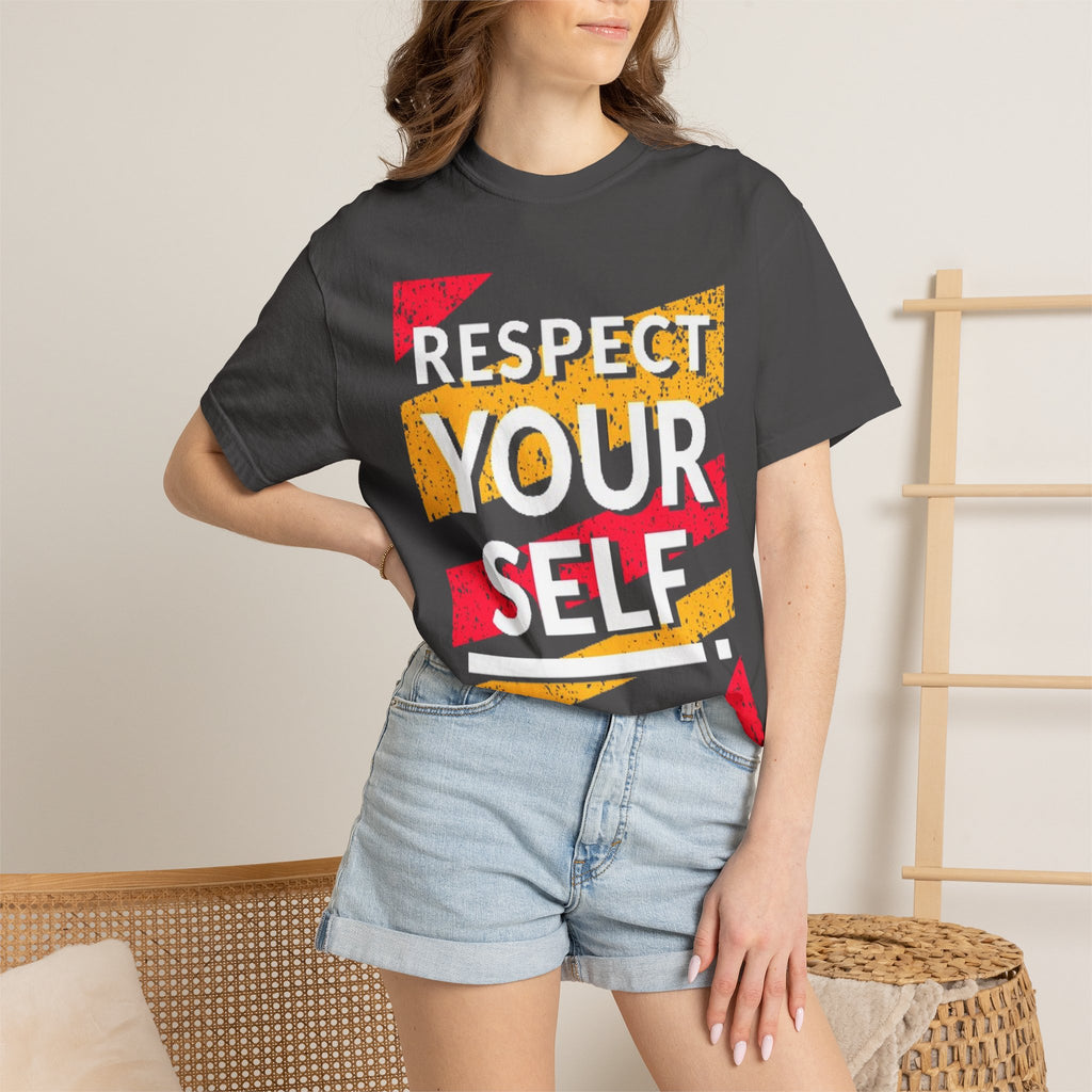 Respect Your Self T-Shirt — Empowerment Graphic Tee for Self-Care & Mental Health