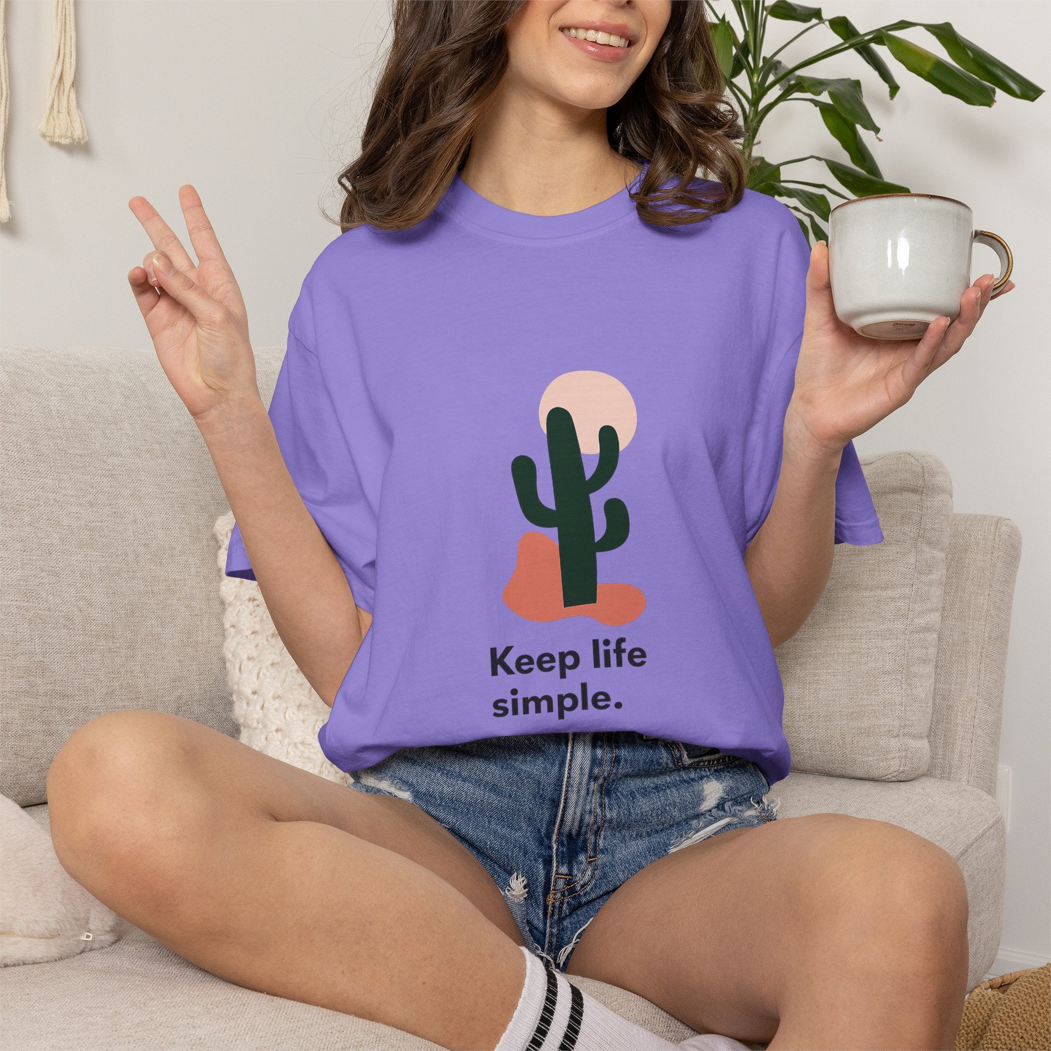 Keep Life Simple Cactus T-Shirt