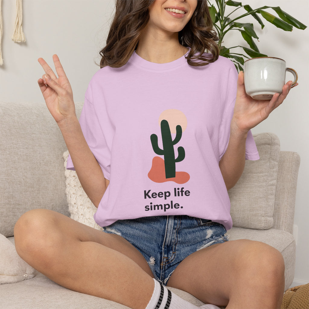 Keep Life Simple Cactus T-Shirt