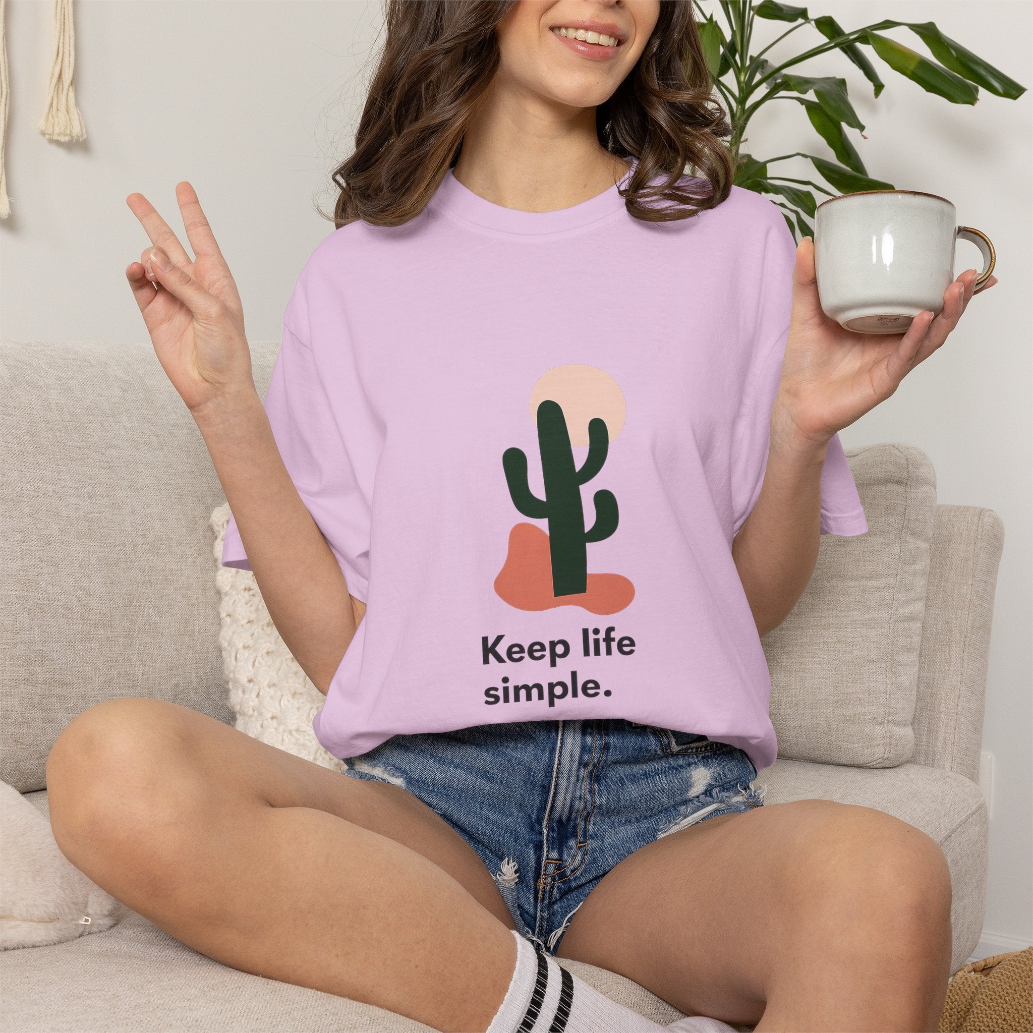Keep Life Simple Cactus T-Shirt
