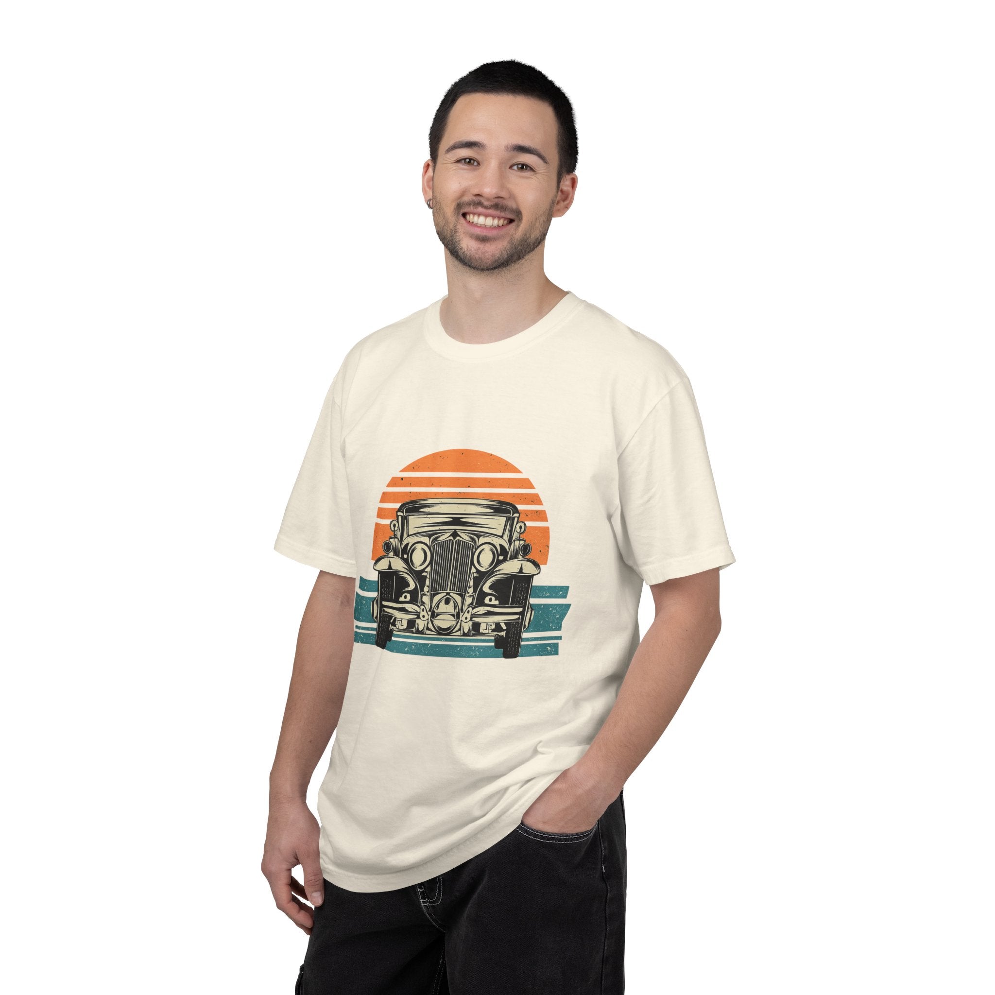 Vintage Car Sunset T-Shirt