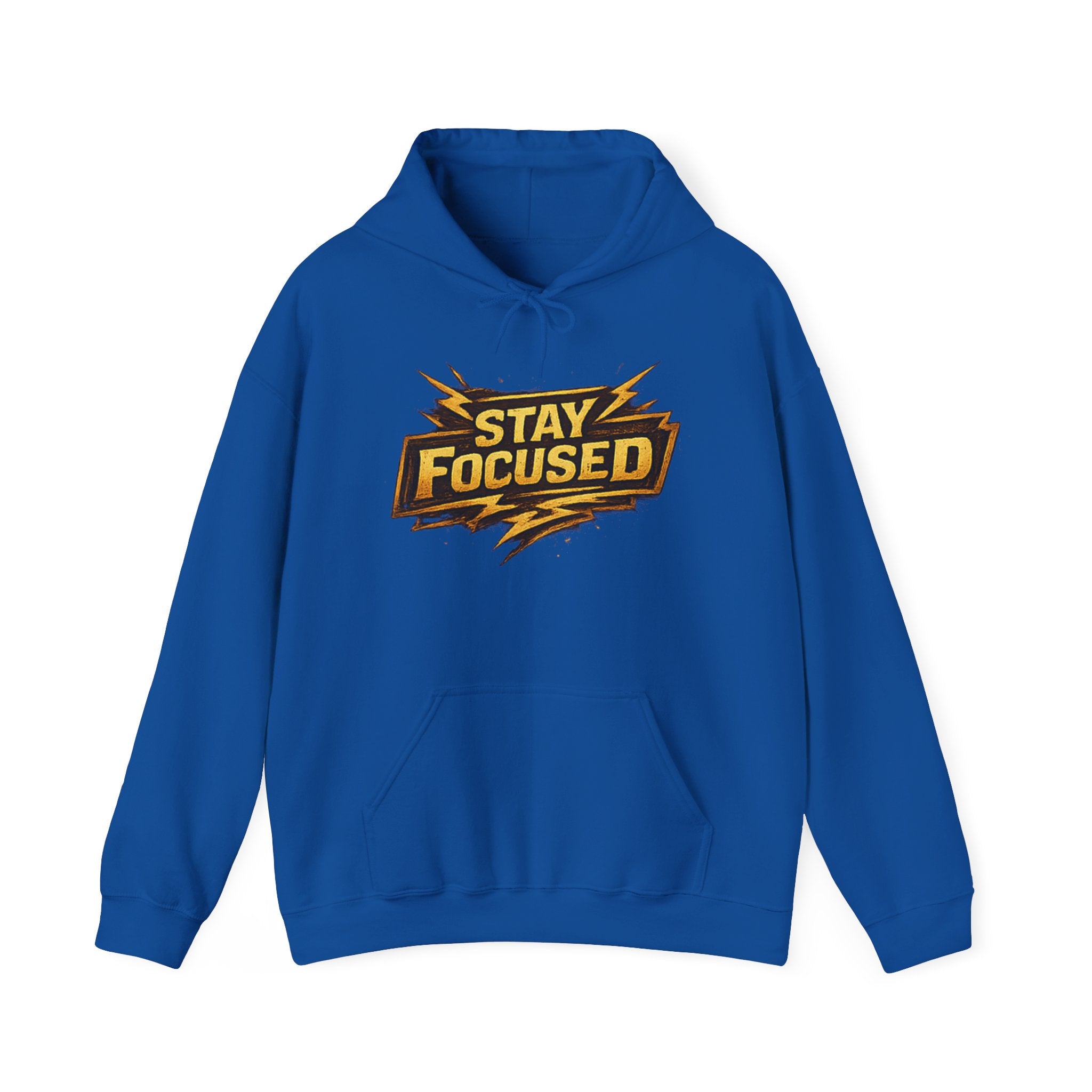 Stay Focused Hoodie — Motivational Graphic Pullover