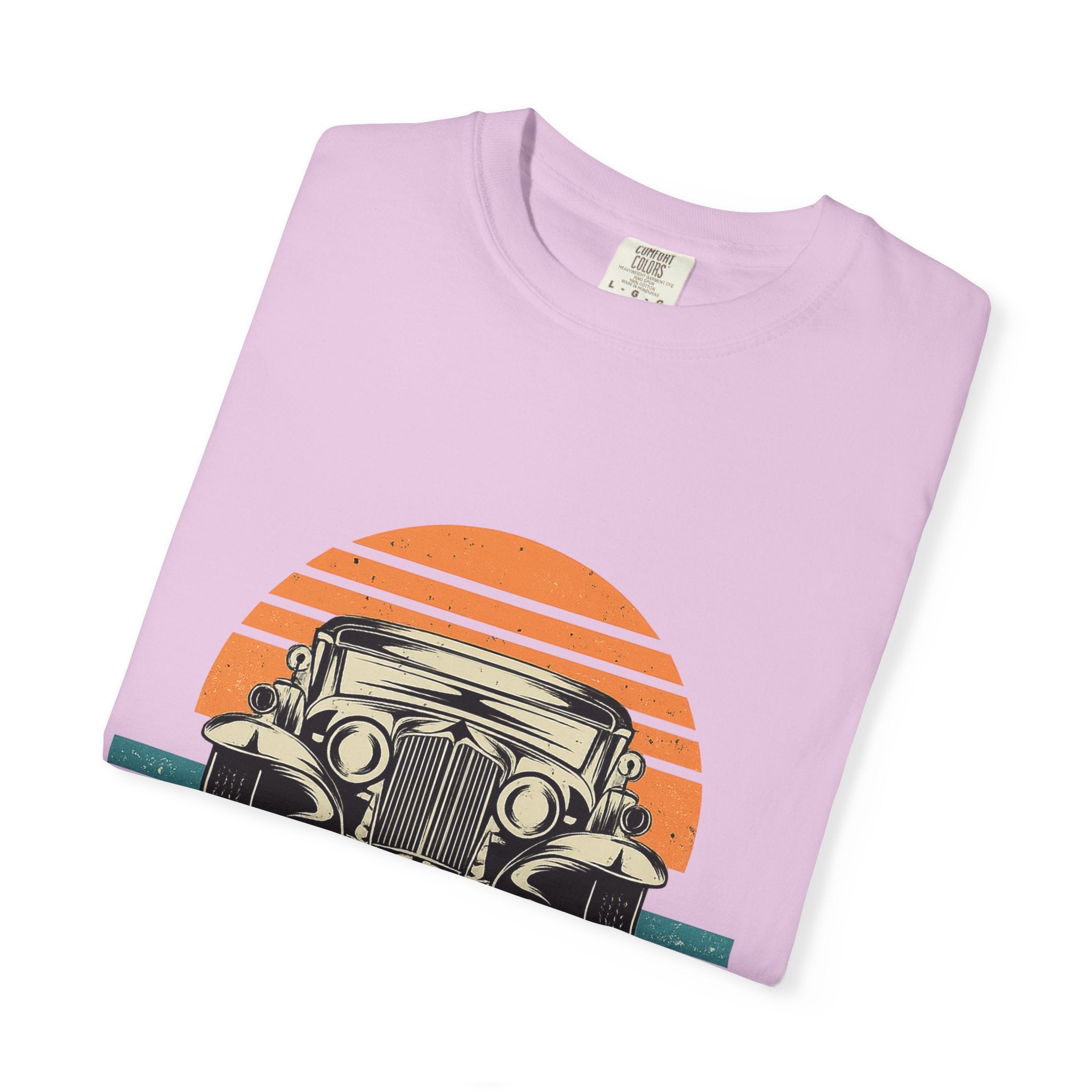 Vintage Car Sunset T-Shirt